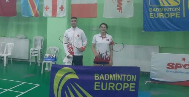 Nehir ve Salih U19 International Junior Badminton 2022-Türkiye Turnuvasında.