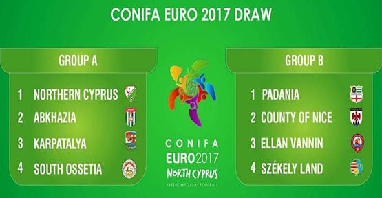 CONIFA Euro 2017 grup kuraları çekildi..!