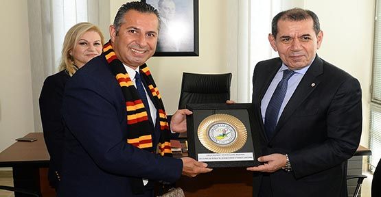 Galatasaray Başkanı Özbek, KTSYD’yi ziyaret etti..!