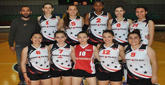 Kadınlar voleybolda Şampiyon DAÜ..!