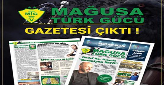 Mağusa Türk Gücü gazetesinin 1’inci sayısı çıktı..!