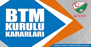 BTM 1’de Cezalılar Belirlendi..!