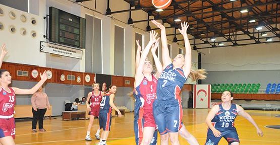 YDÜ Bayanları Koop'u rahat geçti..! (62-28) 