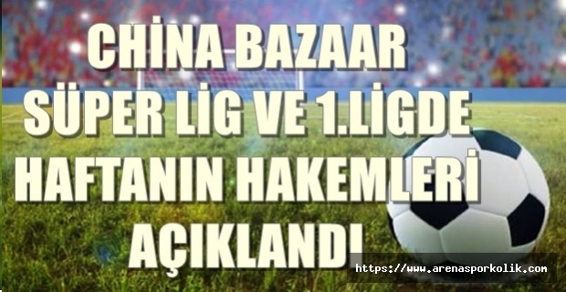 Haftanın Hakemleri Açıklandı..!
